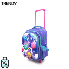 Mochila Escolar Con Carro 16" Trendy 17363