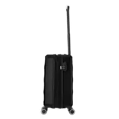 Set Valijas x2 Travel Tech Carry On Negras (19" y 20") - .:: VALIJAS ARGENTINA ::.
