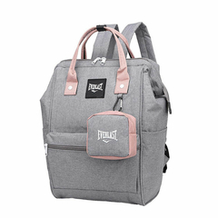 Mochila Mujer Everlast Boca de Pez Gris con Monedero - comprar online
