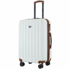 Set Valijas Discovery x3 Blanco y Marrón (20", 24" y 28") - comprar online