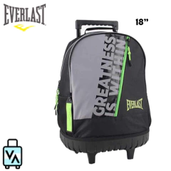 Mochila Escolar Everlast Con Carro 18"