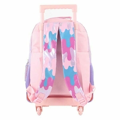 Mochila Escolar Con Carro Trendy Rosa - comprar online