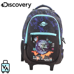 Mochila Escolar Discovery Adventures Con Carro
