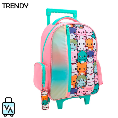 Mochila Escolar Con Carro Trendy 28043 - comprar online