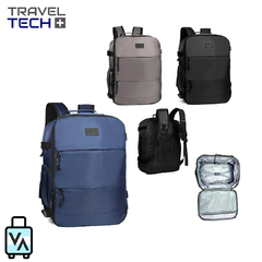 Mochila De Viaje Travel Tech Azul - .:: VALIJAS ARGENTINA ::.