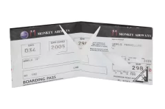 Carteiras de Papel Tyvek® - Monkey Wallets® - Boarding Pass na internet
