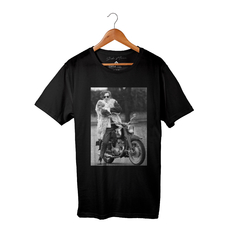 Remera Negra Moto @bysandromolinari