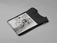 Black T-shirt Diana @bysandromolinari - buy online