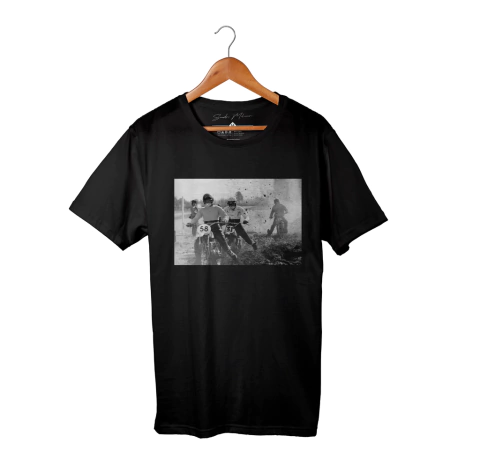 Remera Negra Motos @bysandromolinari