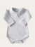 Body Gola e Punho Losangos Azul Bebê - comprar online