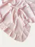 Manta Babados Rosa Pastel - comprar online