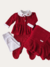 Saída Maternidade Joaninha Primavê Vermelho