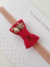 Laço Linho Vermelho Rococó Nude - comprar online