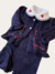 Saída Maternidade Flora Azul Marinho - VG Baby
