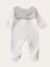 Saída Maternidade Pala Offwhite e Cinza - VG Baby