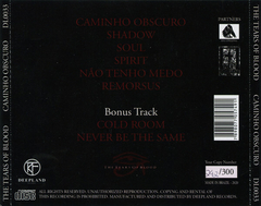 The Tears Of Blood – Caminho Obscuro - buy online