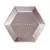 Iluminador Diamond Bomb da Fenty Beauty em embalagem hexagonal transparente com brilho