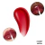 Gloss labial cor Cherry Moon da coleção Lara Beauty, com aplicação em lábios de tons diferentes