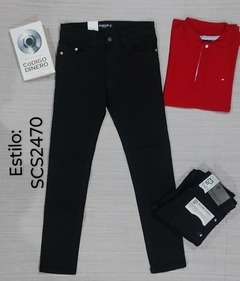 PANTALON CABALLERO SILVER NEGRO SCS2470