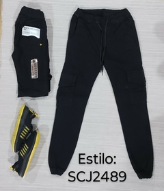 JOGGER NEGRO CABALLERO SCJ2489