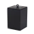 Lixeira de Resina Tampa Vazada - Preto Fosco - comprar online