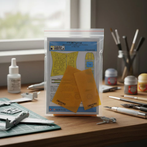 Máscara p/ F7F-3N Tigercat - 1:48 - comprar online