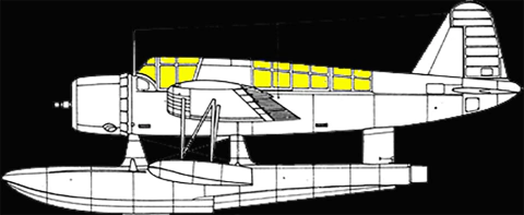 Máscara p/ OS2U Kingfisher - 1:48