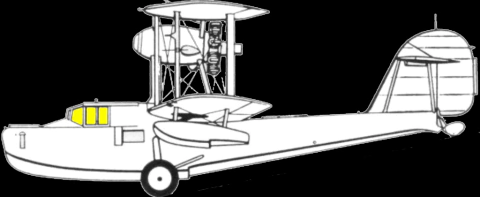 Máscara p/ Supermarine Walrus Mk.I 1:48