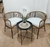 2 Sillas Roma con almohadón + 1 Mesa - comprar online