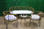 Juego de Sillones Gervasoni con almohadones (1 Triple+ 2 Individuales + Mesa)