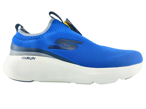 Zapatilla deportiva Skechers Go Run Elevate Upraise azul navy para hombre con suela blanca