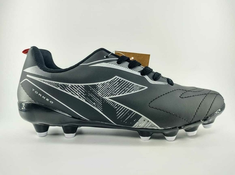 BOTIN DIADORA TORNEO CPO NEGRO/PLATA 36/40
