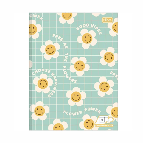 Cderno Quadriculado D+ -Tilibra