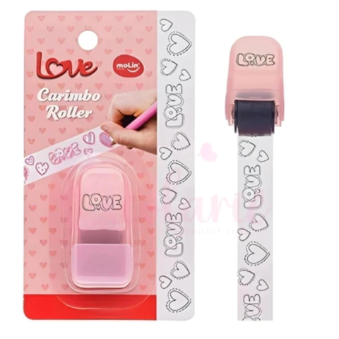 Carimbo Roller Decorativo Love - Molin - comprar online