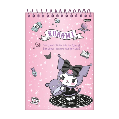 Caderno de Apontamentos Kuromi - Jandaia - comprar online