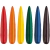 Giz de Cera Little Creatives, Foguete, Grosso, 6 Cores - Faber-Castell - comprar online