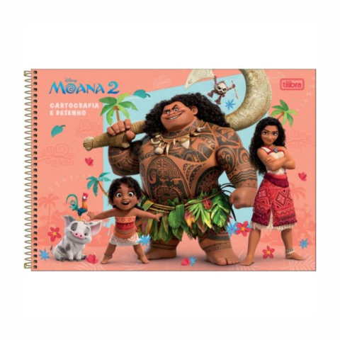 Caderno de Desenho Moana 2- Tilibra na internet