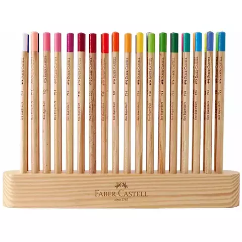 Lápis de Cor Eco SuperSoft Natural Edition 36 Cores - Faber-Castell