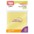 Bloco Adesivo Transparente Amarelo Tris 75mmx75mm