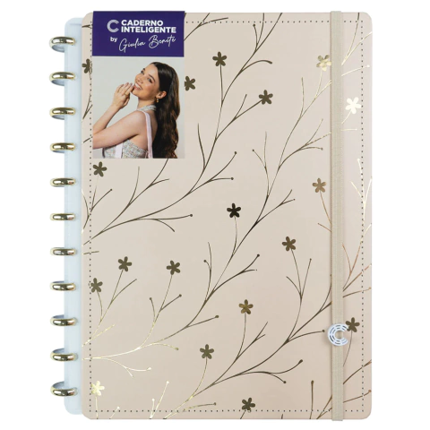 Caderno Miss Floral By Giulia Benite - Caderno Inteligente