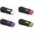 Apontador com Borracha, Black Neon - Faber-Castell Mix