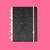 Caderno Let's Glitter Neon Black - Caderno Inteligente