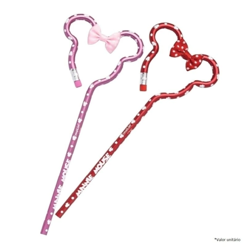 Lápis Grafite Minnie Mouse 3D