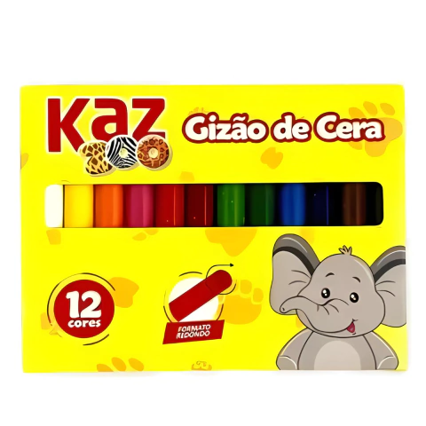 Lapizão Giz de Cera Jumbo 12 Cores - comprar online