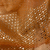 Gasa Cristal Corazones - Naranja y Plateado - comprar online