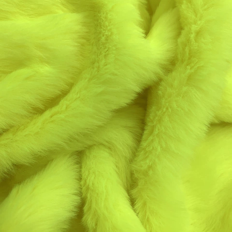 Peluche Liso - Amarillo Fluo