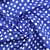 Microfibra Estampada - Lunares Grandes - Azul Francia y Blanco - comprar online