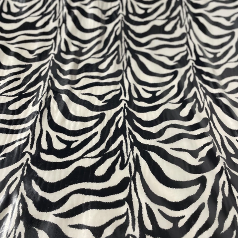 Jersey Engomado Estampado - Cebra