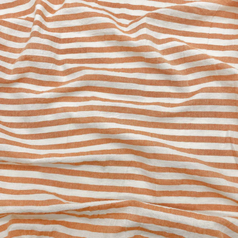 Tusor Rayas Finas 2.80 Ancho - Naranja - comprar online