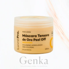 MASCARA TENSORA DE ORO PEEL OFF 150G LUVREPRO - comprar online